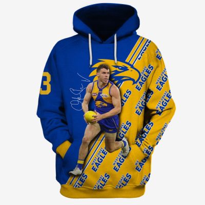 MEW-T16AFLWCE002 West Coast Eagles Luke Shuey #13 Limited Edition 3D All Over Printed Shirts For Men & Women