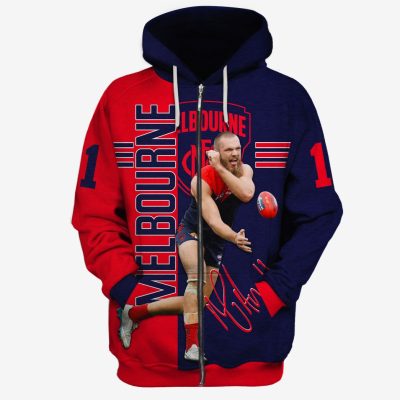 MEW-T17AFLMFC001 Melbourne Football Club Max Gawn #11 Limited Edition 3D All Over Printed Shirts For Men & Women