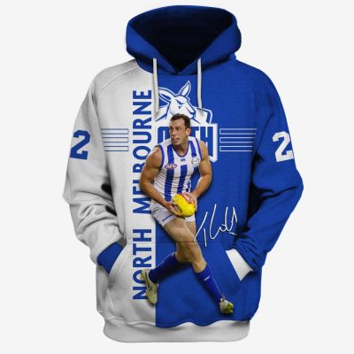 MEW-T17AFLNMF002 North Melbourne Football Club Todd Goldstein #22 Limited Edition 3D All Over Printed Shirts For Men & Women
