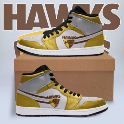 AFL Hawthorn Hawks Air Jordan 1 High Sneakers