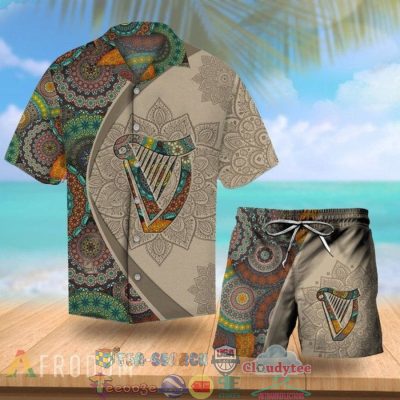 Aloha Mandala Guinness Beer Hawaiian Shirt And Shorts - Hot Sale 2025