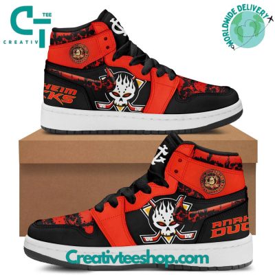 Anaheim Ducks Come Out & Play Night Air Jordan 1 Shoes - Creativteeshop