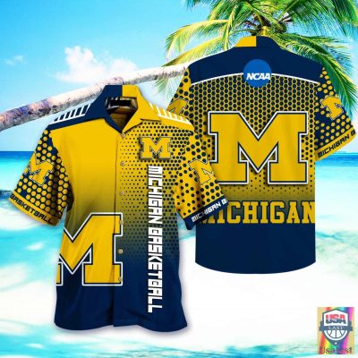Michigan Wolverines Ncaa Hawaiian Shirt Beach Short - Hot Sale 2025