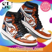 Syracuse Orange Go Orange Jordan 1 High Sneaker -Soulcals.com