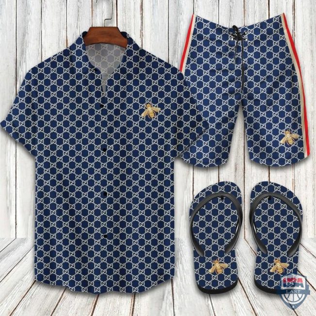 Gucci Set Hawaiian Shirt Beach Short 08 - Hot Sale 2025