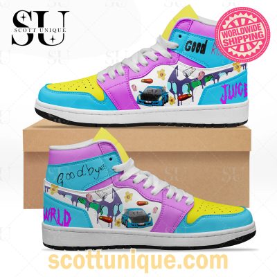 Juice Wrld Color Air Jordan 1 High Top Shoes -Soulcals.com