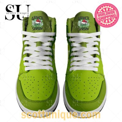 The Grinch Air Jordan 1 High Shoes Sneaker -Soulcals.com