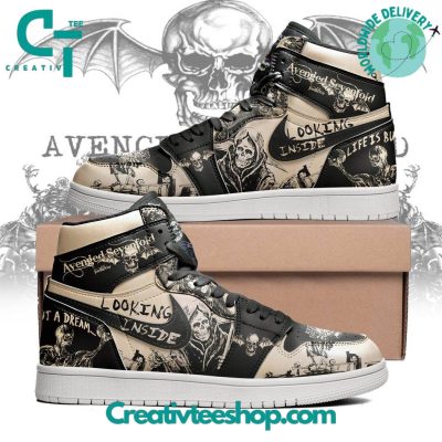Avenged Sevenfold Looking Inside Air Jordan 1 Sneaker - soulcals.com