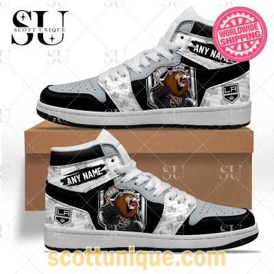 NHL Los Angeles Kings Special Air Jordan High Top -Soulcals.com