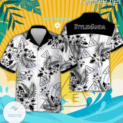 3CE Style Nanda Logo Hawaiian Shirt And Shorts - Teesmith