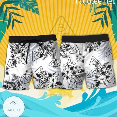3CE Style Nanda Logo Hawaiian Shirt And Shorts - Teesmith