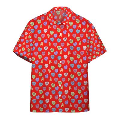 3D Happy Star Valentine Trek Day Red Version Hawaiian Shirt, Short - Hot Sale 2025