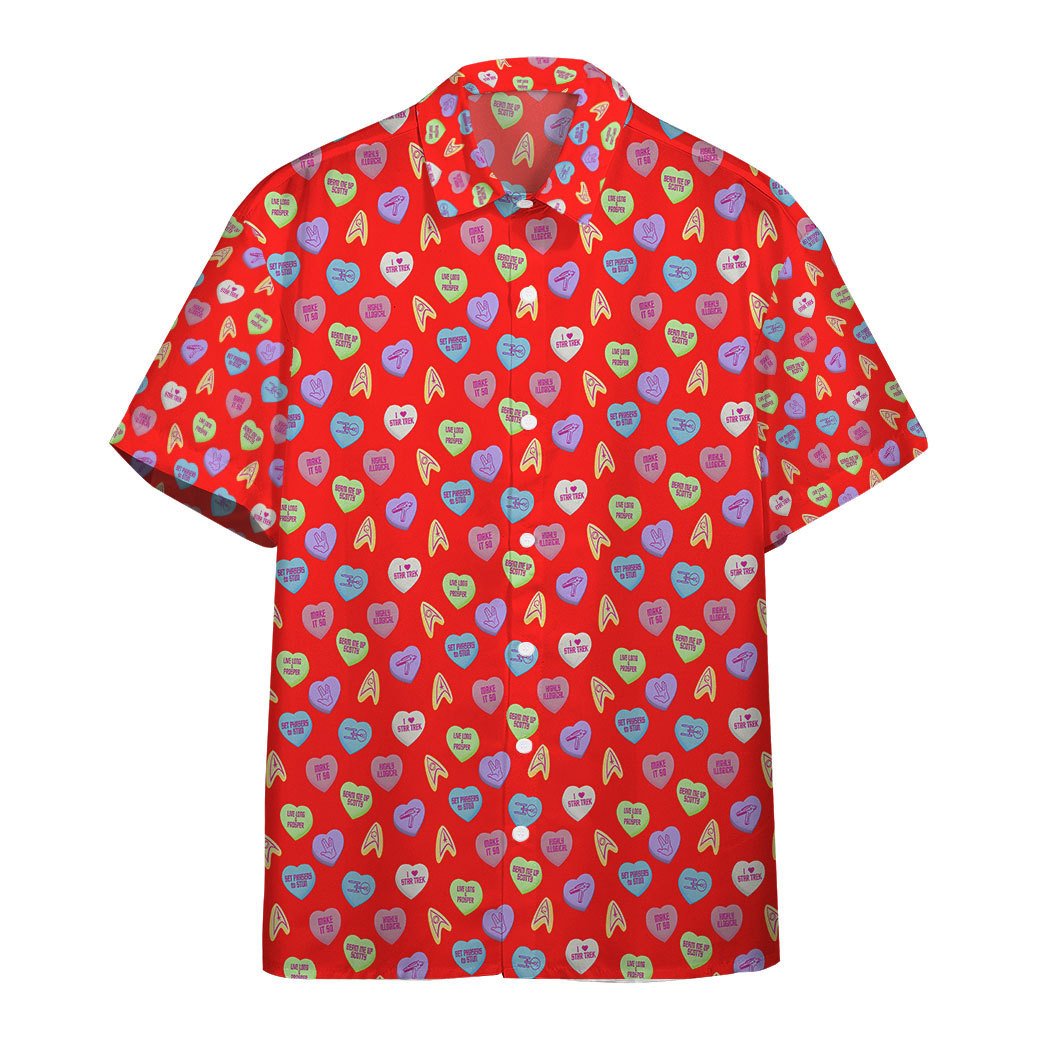3D Happy Star Valentine Trek Day Red Version Hawaiian Shirt, Short - Hot Sale 2025 3D Happy Star Valentine Trek Day Red Version Hawaiian Shirt, Short - Hot Sale 2025