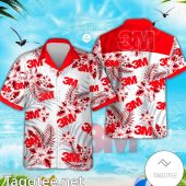 3m Logo Hawaiian Shirt And Shorts Emonshop - demo10