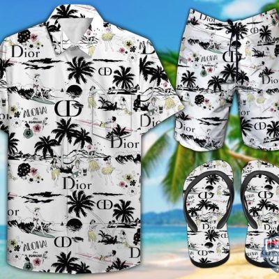 Dior Tropical Summer Hawaiian Shirt, Short - Hot Sale 2025