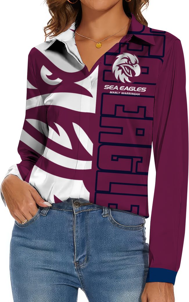 Canterbury-Bankstown Bulldogs Women's Casual Shirt Personalized Gift For Fans v4