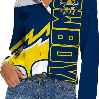 Canterbury-Bankstown Bulldogs Women's Casual Shirt Personalized Gift For Fans v4