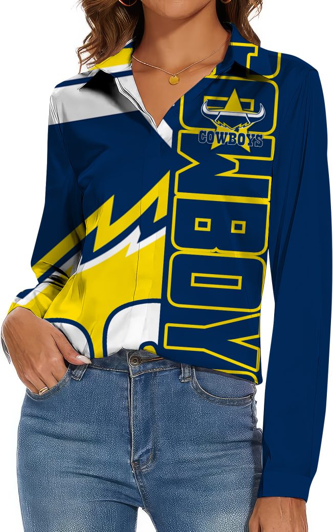 Canterbury-Bankstown Bulldogs Women's Casual Shirt Personalized Gift For Fans v4
