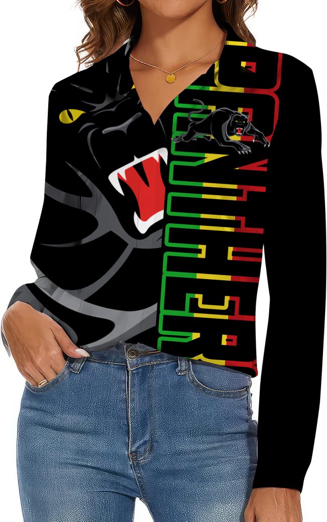 Penrith Panthers Women's Casual Shirt Personalized Gift For Fans v4
