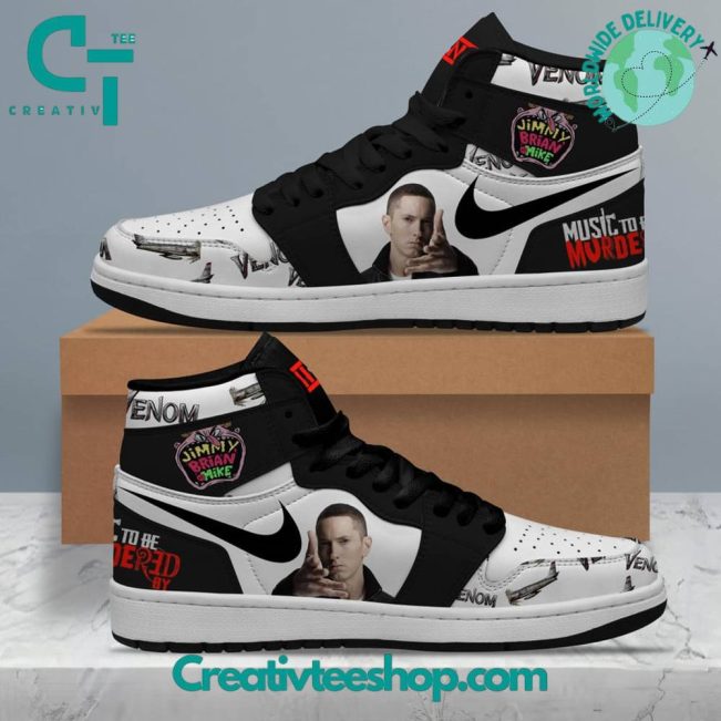 Eminem Jimmy Brian Mike Air Jordan 1 Sneaker - soulcals.com