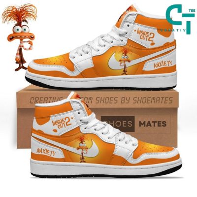Inside Out 2 Anxiety Air Jordan 1 Sneaker - soulcals.com