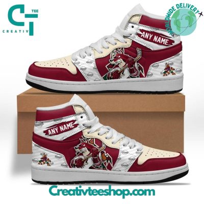 NHL Arizona Coyotes Special Team Mascot Design Air Jordan 1 Sneaker - soulcals.com