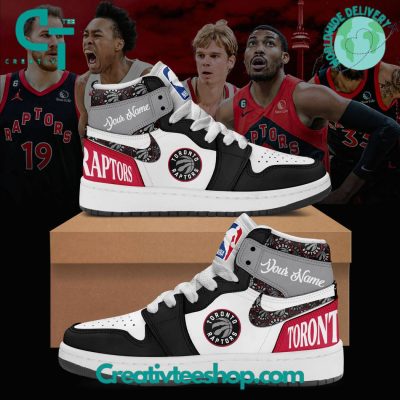 NBA Toronto Raptors Air Jordan 1 Sneakers - soulcals.com