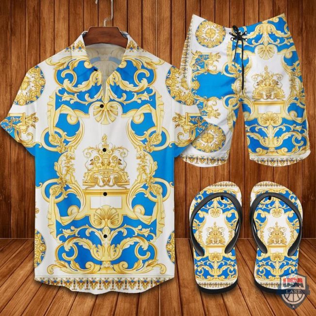 Versace Hawaiian Shirt Beach Short 09 - Hot Sale 2025