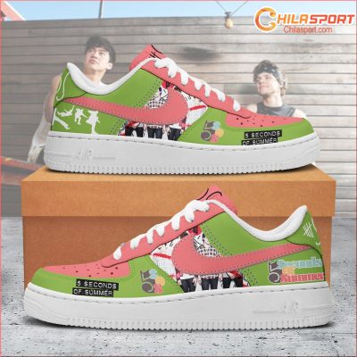 5 Seconds of Summer Air Low Top AF1 Sneakers Stylish and Comfortable Shoes for Everyone - soulcals