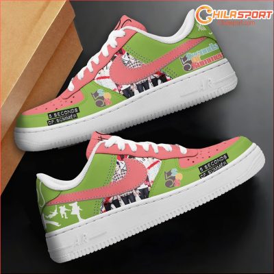 5 Seconds of Summer Air Low Top AF1 Sneakers Stylish and Comfortable Shoes for Everyone - soulcals
