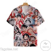 50 Shades Of Luffy One Piece Hawaiian Shirt And Short - demo10