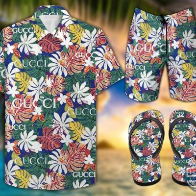 Gucci Set Hawaiian Shirt Beach Short 13 - Hot Sale 2025