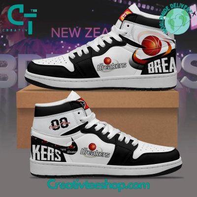 NBL New Zealand Breakers Personalized Air Jordan 1 Sneaker - soulcals.com