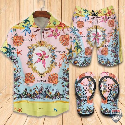 Versace Hawaiian Shirt Beach Short 17 - Hot Sale 2025