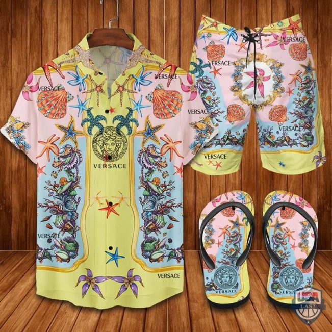 Versace Hawaiian Shirt Beach Short 08 - Hot Sale 2025