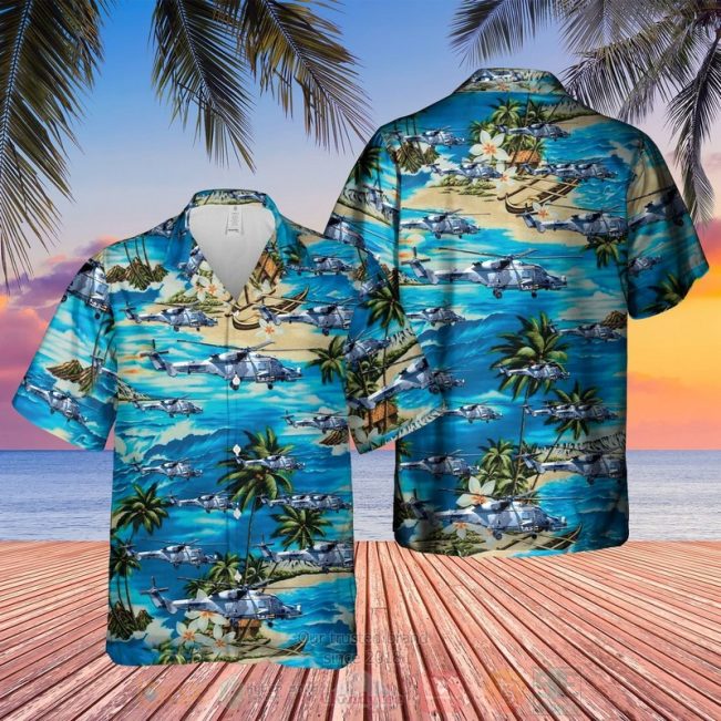 Royal Navy Agustawestland Aw159 Wildcat Hma2 Ah1 Rotary Wing Hawaiian Shirt, Short - Hot Sale 2025