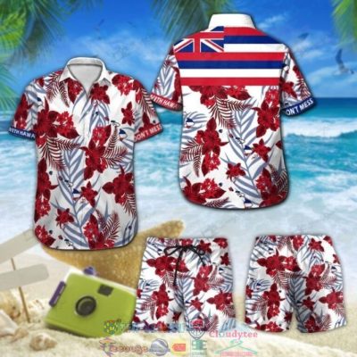 Don?T Mess With Hawaii Tropical Hibiscus Hawaiian Shirt And Shorts - Hot Sale 2025