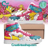 The Simpsons Donut And Sleep Air Jordan 1 Sneaker - soulcals.com