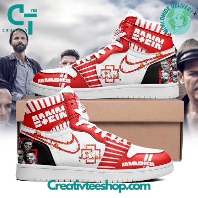Rammstein Industrial Metal Band Air Jordan 1 Sneaker - soulcals.com