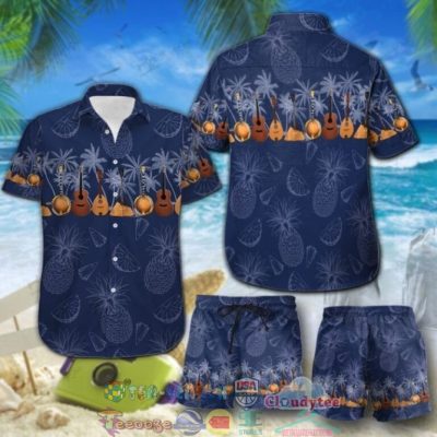 Musical Instruments Palm Tree Hawaiian Shirt And Shorts - Hot Sale 2025