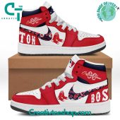 MLB Boston Red Sox Personalized Air Jordan 1 Sneaker - soulcals.com