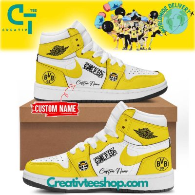 Borussia Dortmund x One Piece Special Air Jordan 1 Sneaker - Creativteeshop