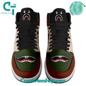 A Bathing Ape Shark Air Jordan 1 Sneaker - demo10