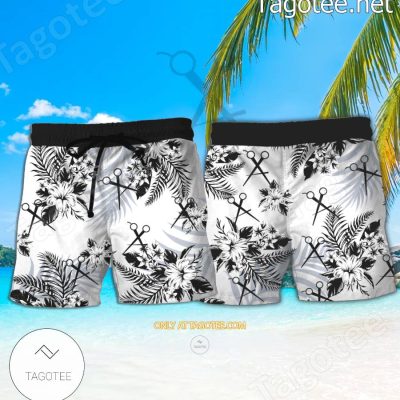 A Better U Beauty Barber Academy Logo Hawaiian Shirt And Shorts - Teesmith