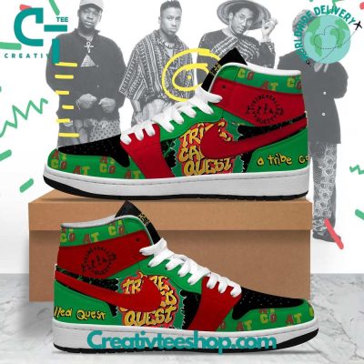 A Tribe Called Quest Rock n Roll Hall of Fame Air Jordan 1 Sneaker - soulcals.com