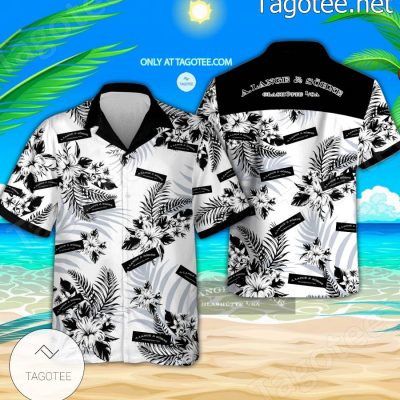 A.Lange & S?hne Logo Hawaiian Shirt And Shorts - Teesmith