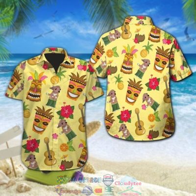 Chihuahua Tropical Tiki Pineapple Hawaiian Shirt And Shorts - Hot Sale 2025