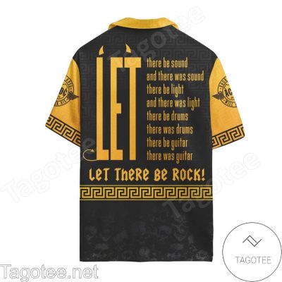 ACDC Let There Be Rock Hawaiian Shirt And Short