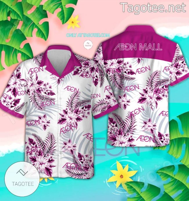 AEON Mall Logo Hawaiian Shirt And Shorts - Teesmith