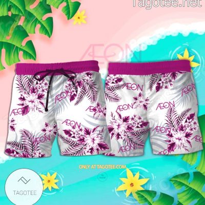 AEON Mall Logo Hawaiian Shirt And Shorts - Teesmith